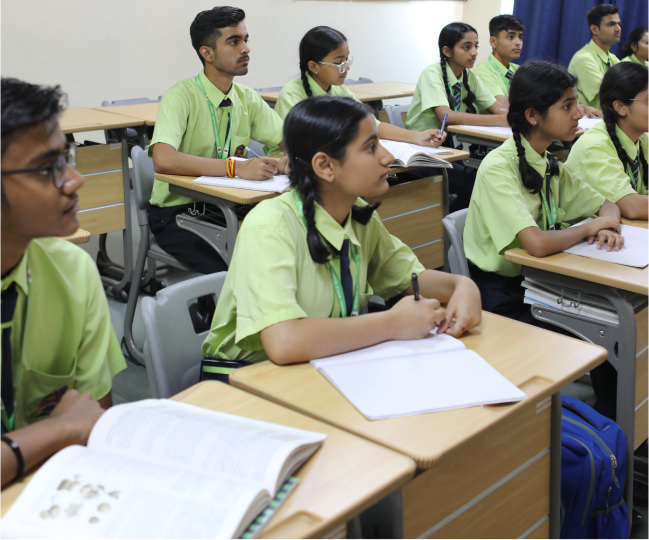 Modern classrooms and learning spaces